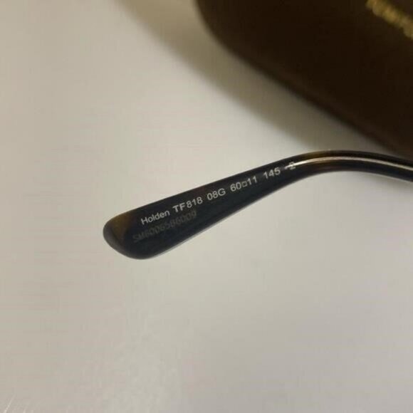 New Tom Ford Unisex Holden Brown Gradient Pilot  Sunglasses FT0818 08G","descrip - Picture 6 of 12